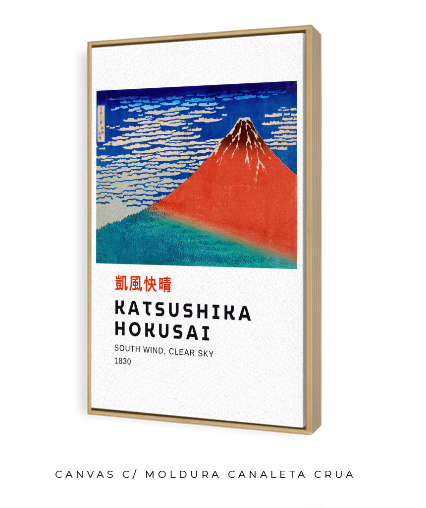Fuji Vermelho - Hokusai