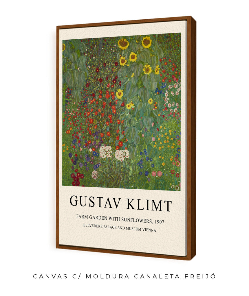 Farm Garden With Sunflowers - Gustav Klimt