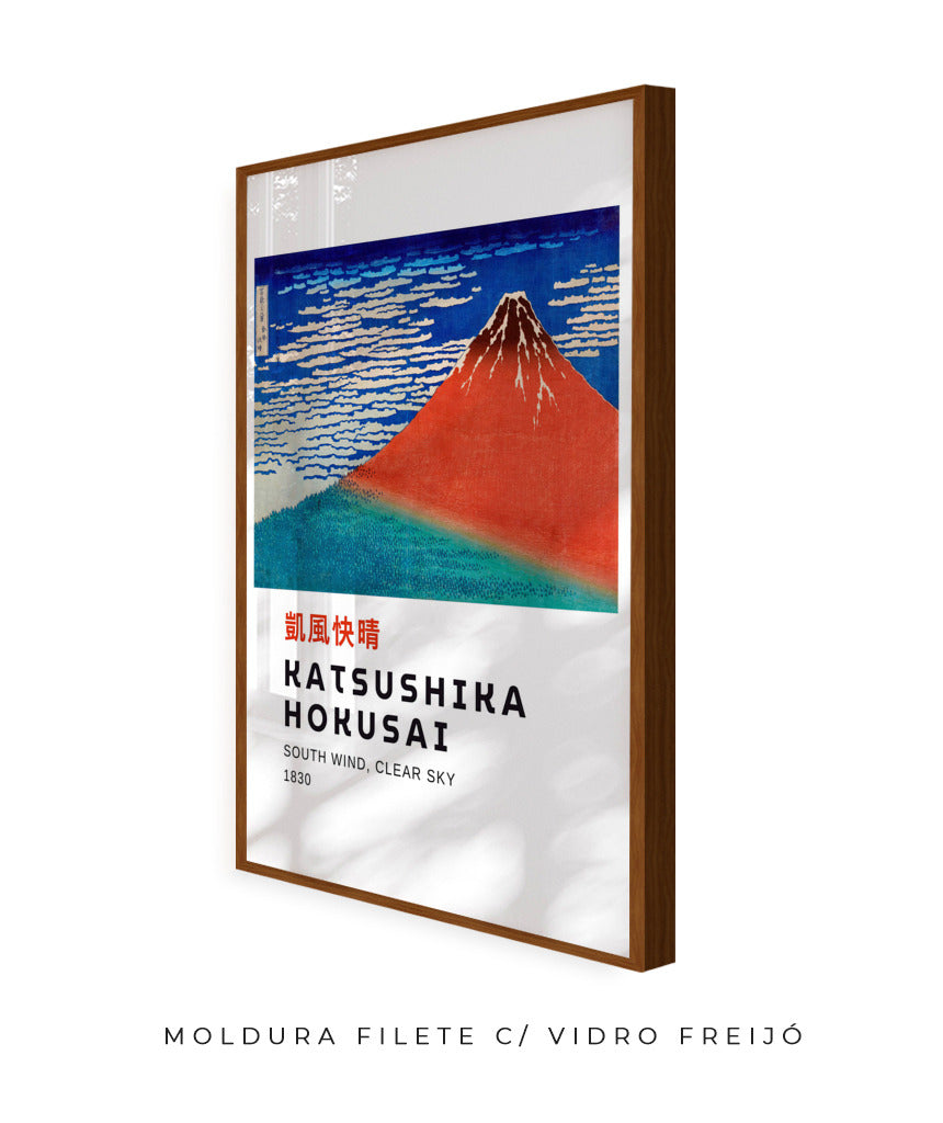 Fuji Vermelho - Hokusai