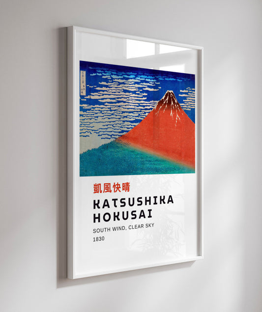 Fuji Vermelho - Hokusai