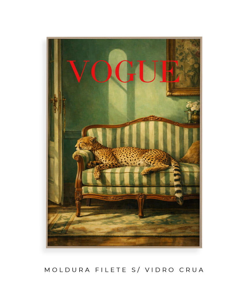 Capa Vogue Pantera Vintage