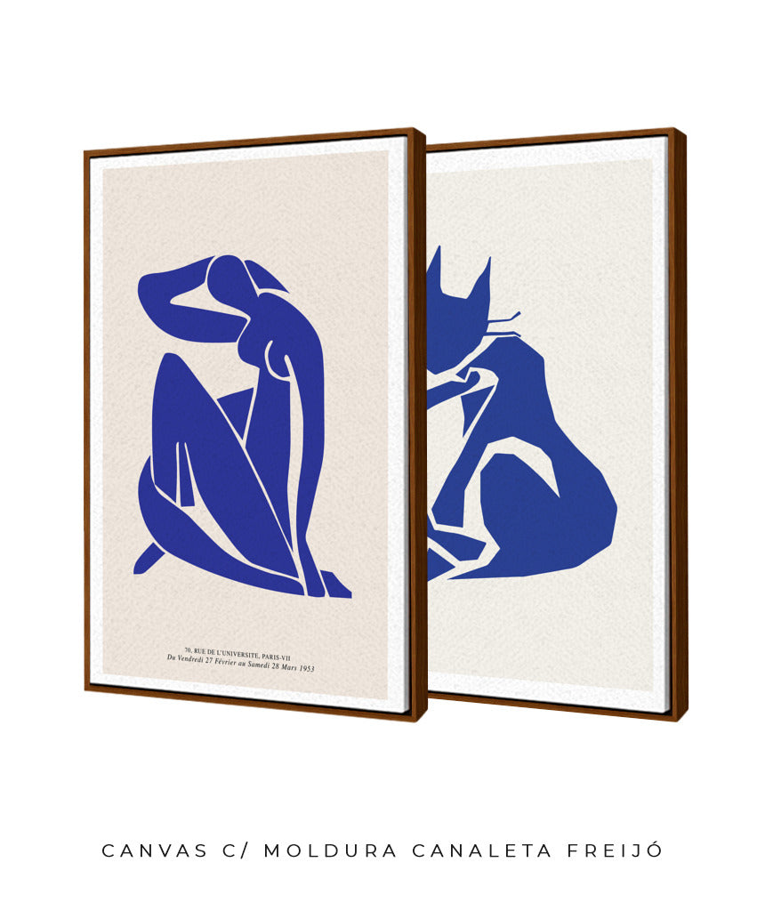 Conjunto 2 Quadros Matisse