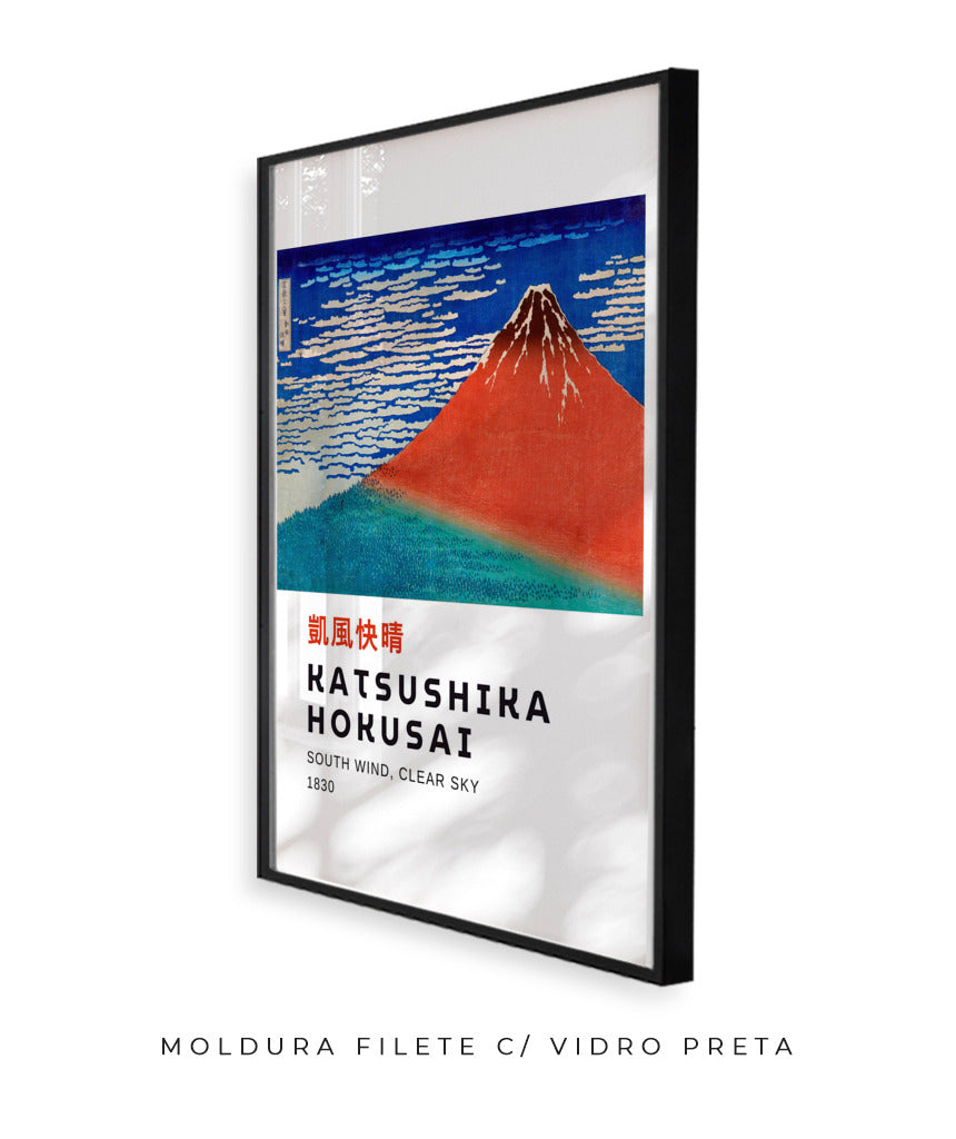 Fuji Vermelho - Hokusai