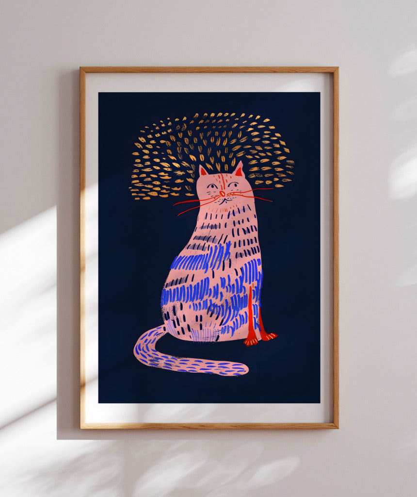 Gato no escuro