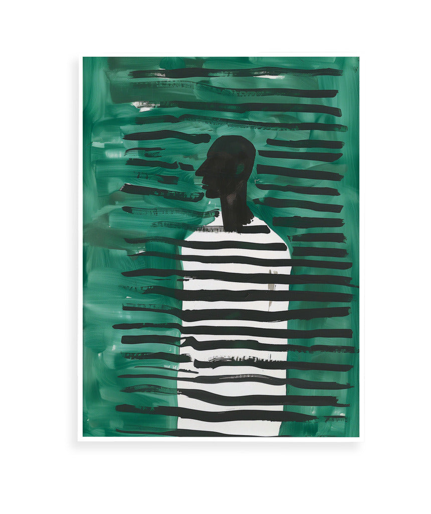 Linhas Verdes com Silhueta