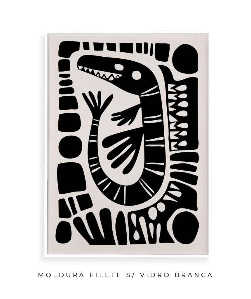 Cobra em xilo
