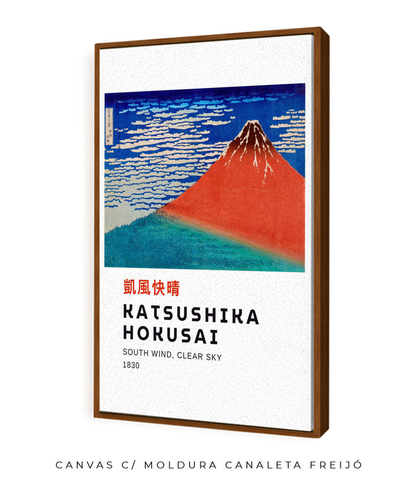 Fuji Vermelho - Hokusai