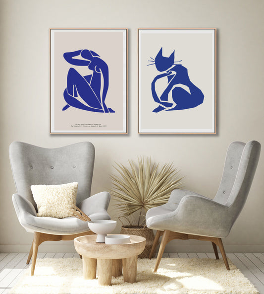 Conjunto 2 Quadros Matisse