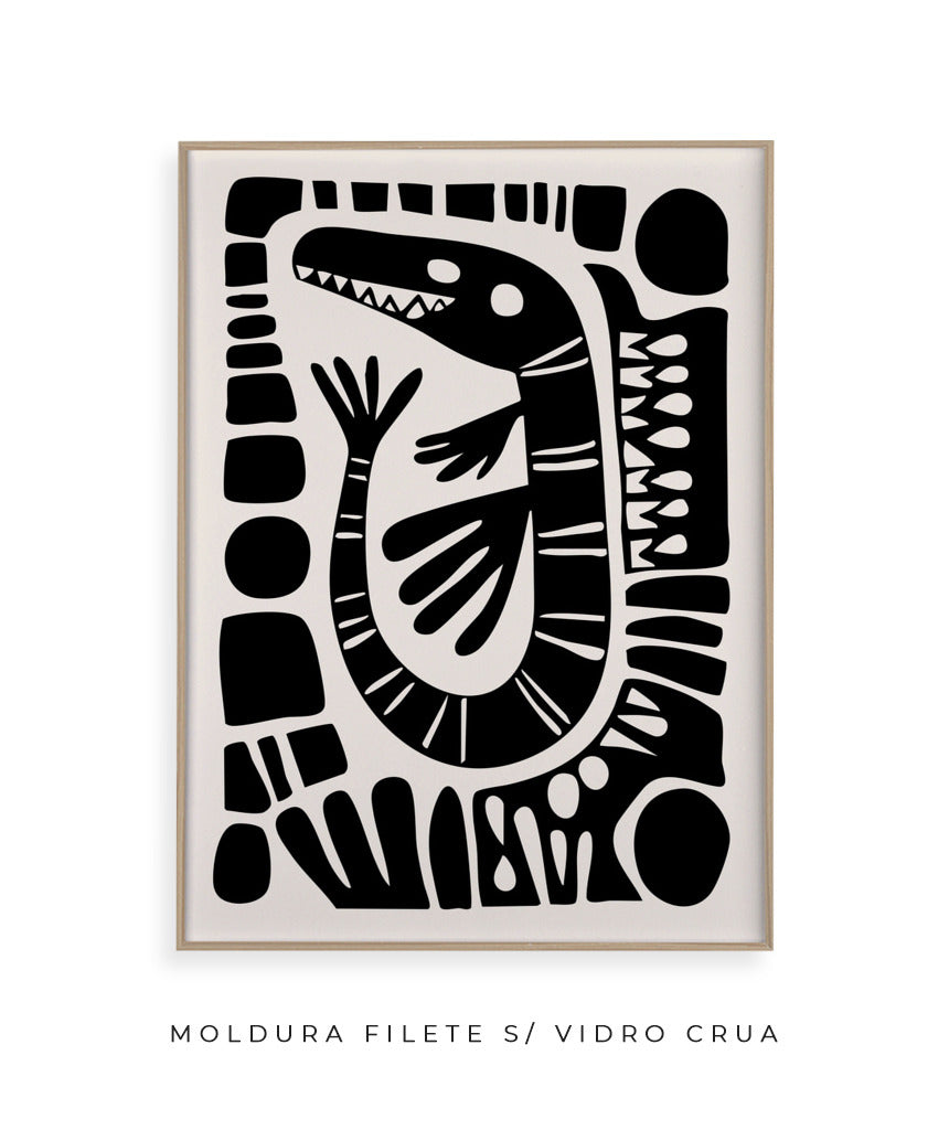 Cobra em xilo