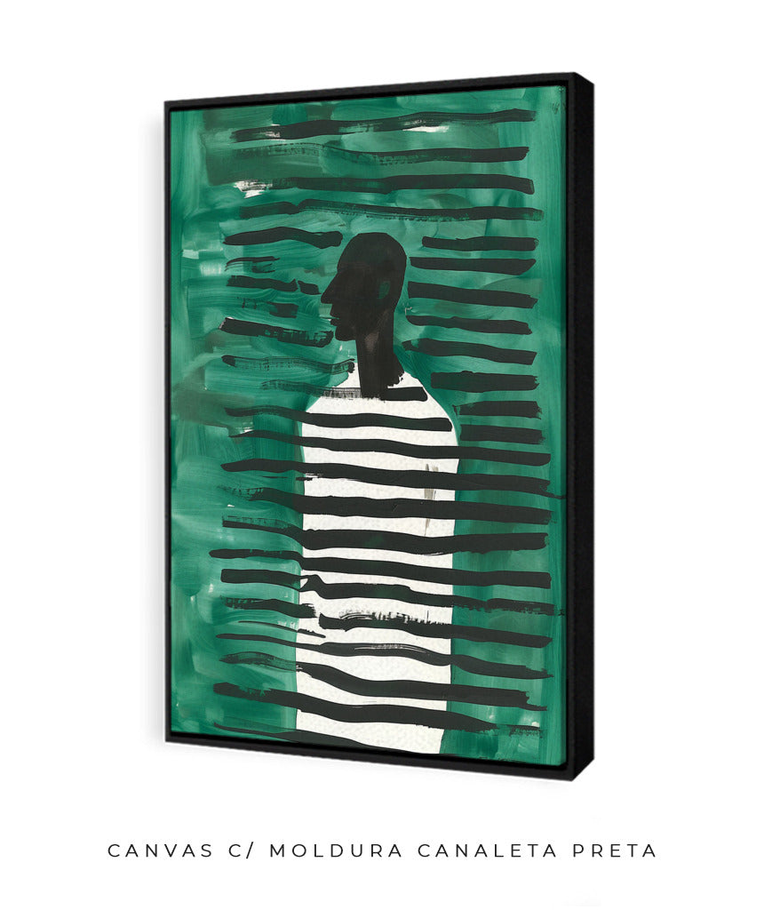 Linhas Verdes com Silhueta
