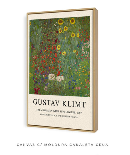 Farm Garden With Sunflowers - Gustav Klimt