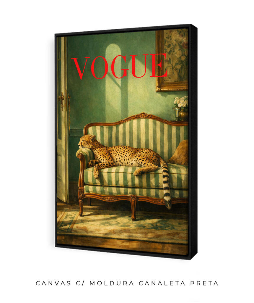 Capa Vogue Pantera Vintage