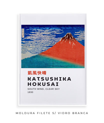 Fuji Vermelho - Hokusai