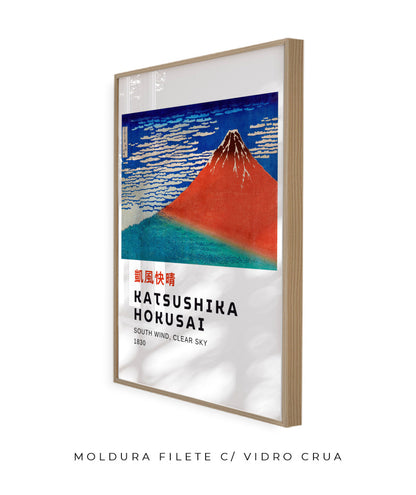 Fuji Vermelho - Hokusai