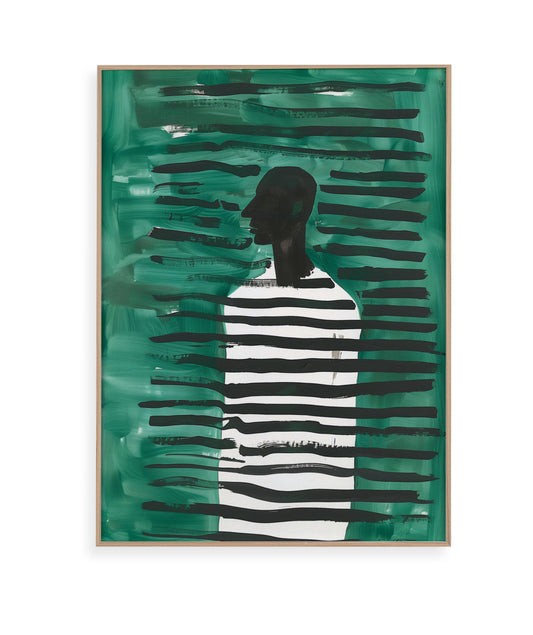 Linhas Verdes com Silhueta