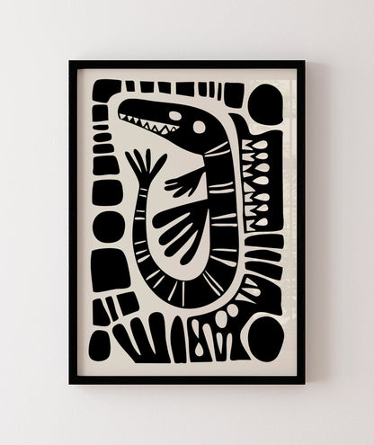 Cobra em xilo
