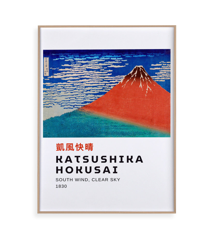 Fuji Vermelho - Hokusai