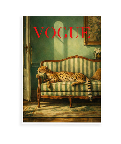 Capa Vogue Pantera Vintage