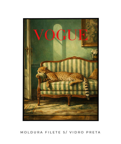 Capa Vogue Pantera Vintage