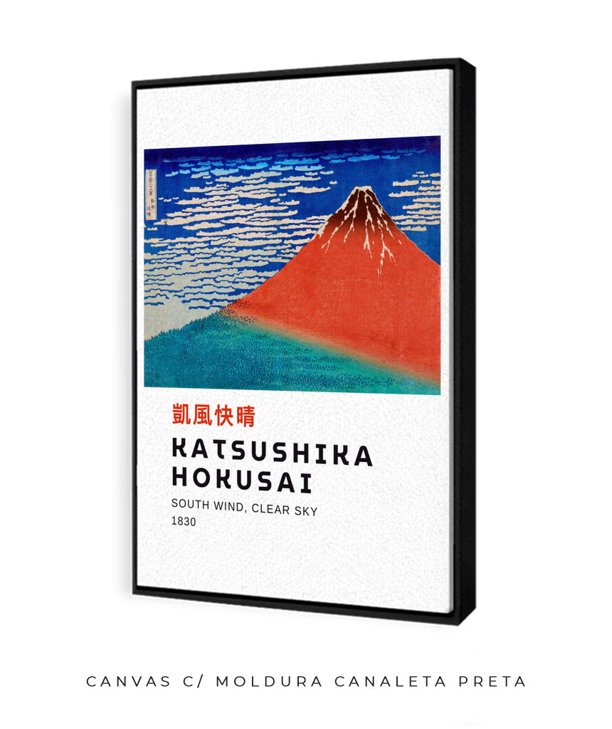 Fuji Vermelho - Hokusai