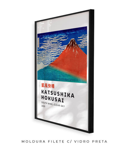 Fuji Vermelho - Hokusai