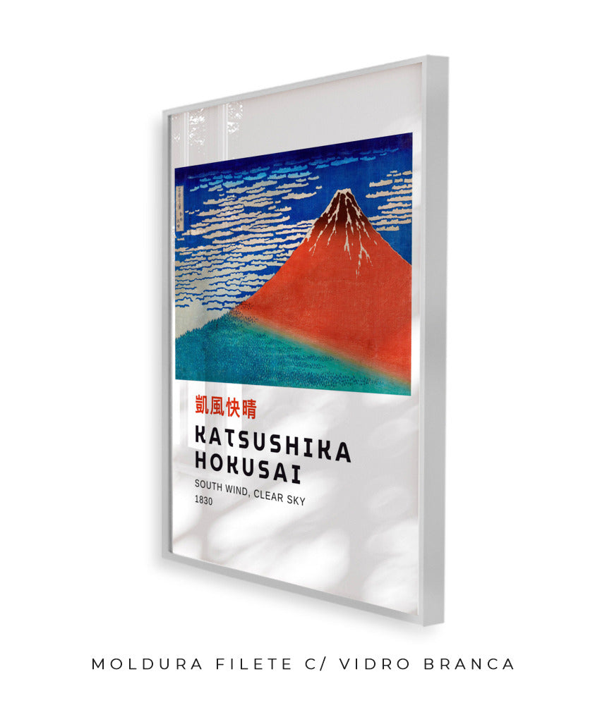 Fuji Vermelho - Hokusai