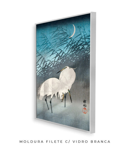Duas Garças por Ohara Koson