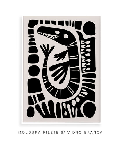 Cobra em xilo
