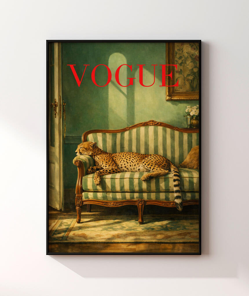 Capa Vogue Pantera Vintage